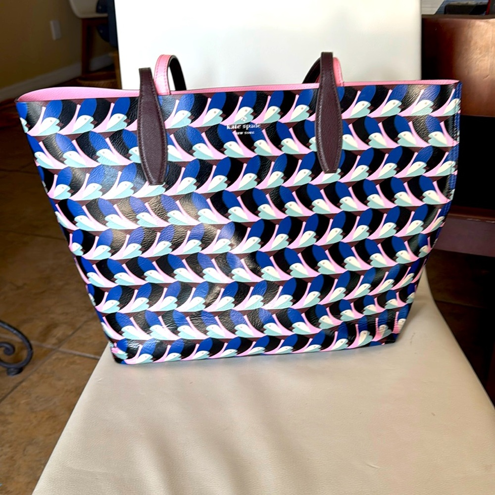 Kate Spade Arch Love Birds Large Reversible Tote